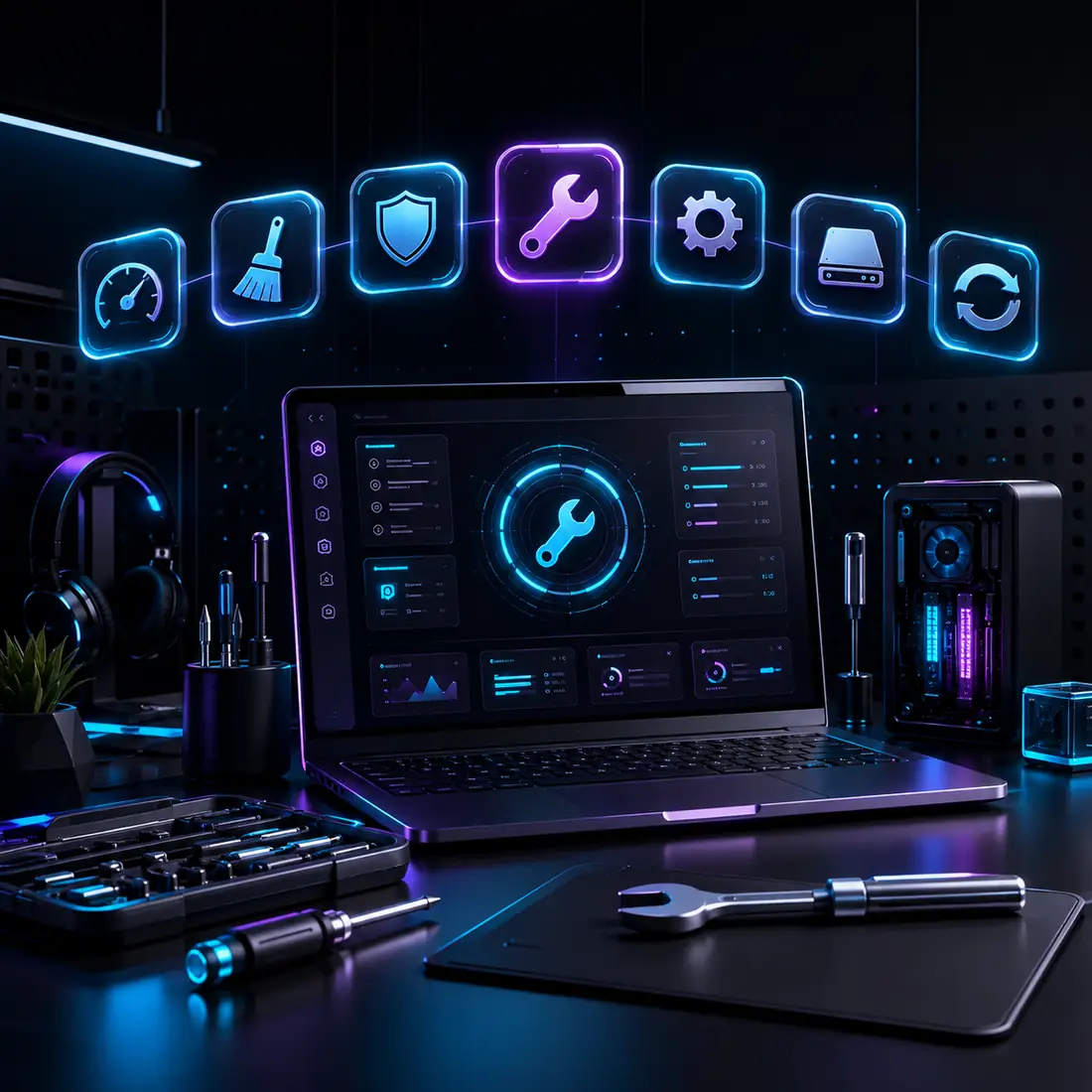 Digital tools and support workstation