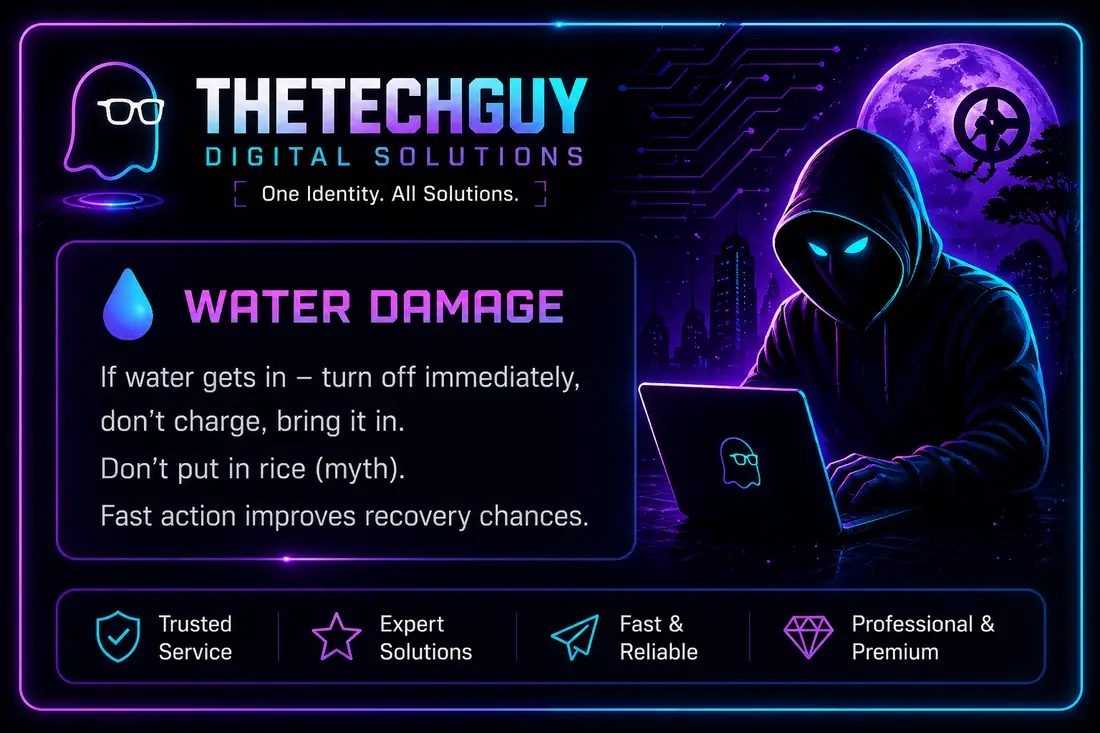 Water damage response tip